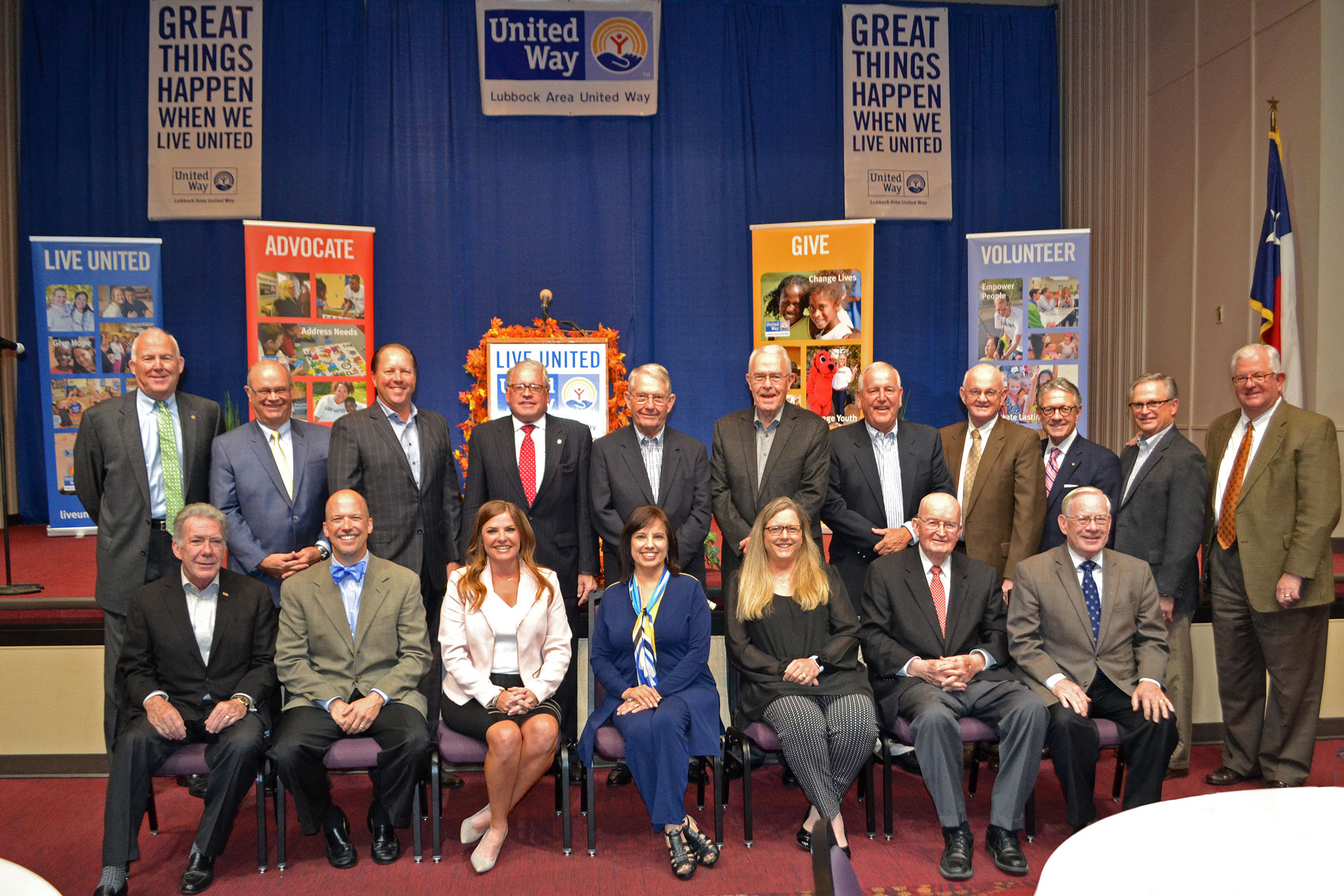 Current and former Campaign Chairs representing nearly 50 years of United Way history.
